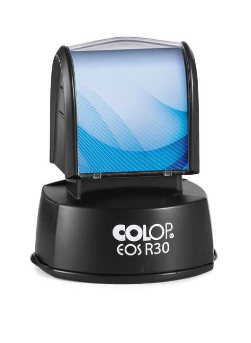 Carimbos EOS Pré-tintados Redondos e Quadrados